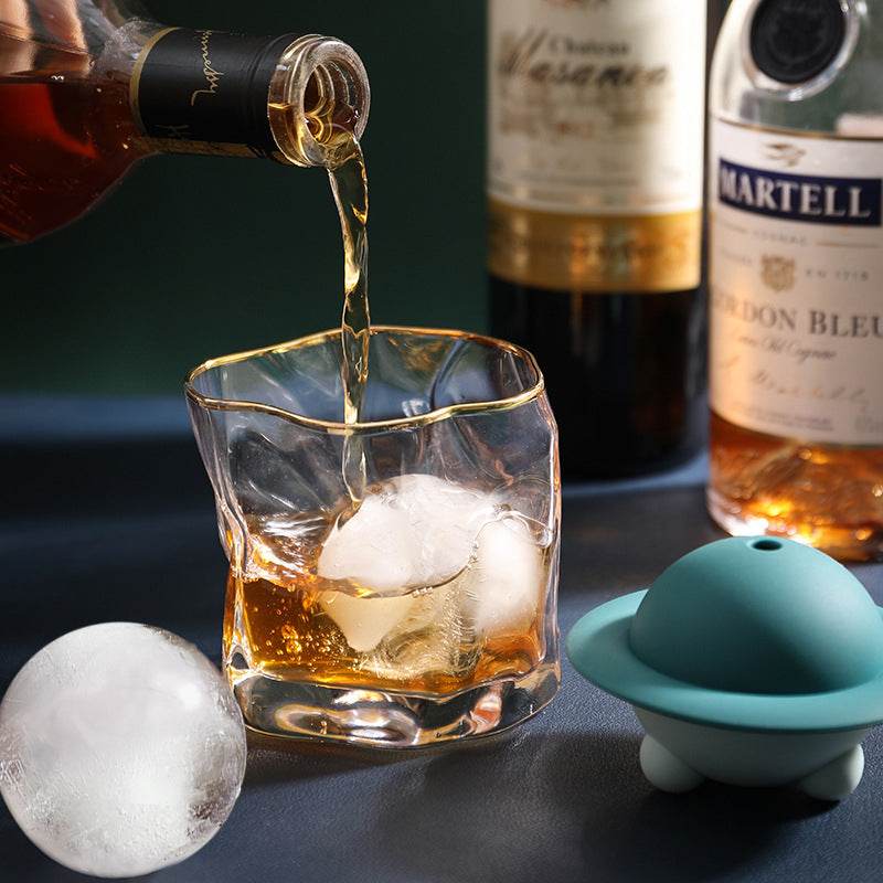 Cavity Ice Cube Maker Form For Ice Silicone Ice Mold Single Round Ice Cube Tray Summer Party Cocktail Whiskey Bar Kitchen Tool - Mubimart