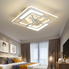 Ceiling Fan Light Thin Living Room Bedroom - Mubimart -  