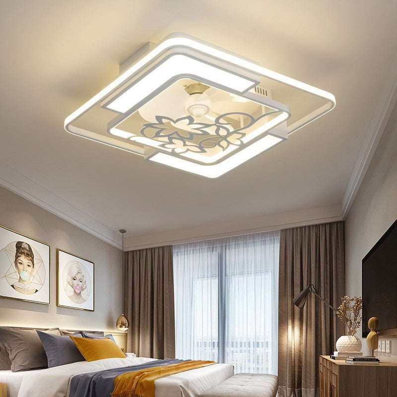 Ceiling Fan Light Thin Living Room Bedroom - Mubimart -  