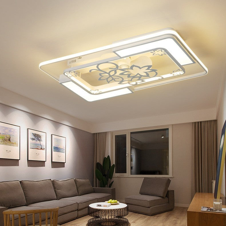 Ceiling Fan Light Thin Living Room Bedroom - Mubimart -  