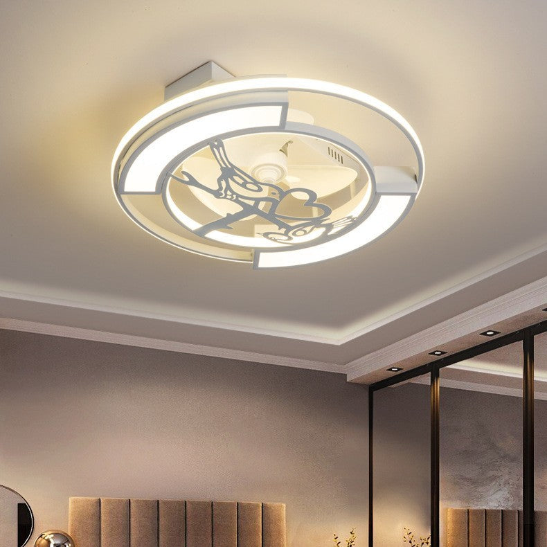 Ceiling Fan Light Thin Living Room Bedroom - Mubimart -  