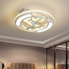 Ceiling Fan Light Thin Living Room Bedroom - Mubimart - Ceiling Fans 