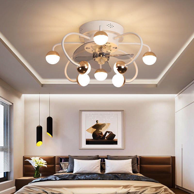 Ceiling Fan Lights Invisible Bedroom Dining Room - Mubimart - Ceiling Fans 