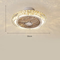 Ceiling Mounted Bedroom Dining Room Electric Fan Lamp - Mubimart -  