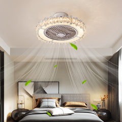 Ceiling Mounted Bedroom Dining Room Electric Fan Lamp - Mubimart -  