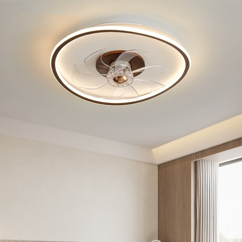 Ceiling Mounted Fan Pendant Lamp In Bedroom - Mubimart - Ceiling Fans 