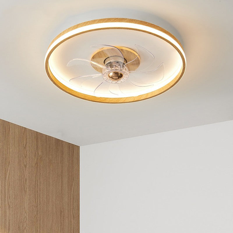 Ceiling Mounted Fan Pendant Lamp In Bedroom - Mubimart -  