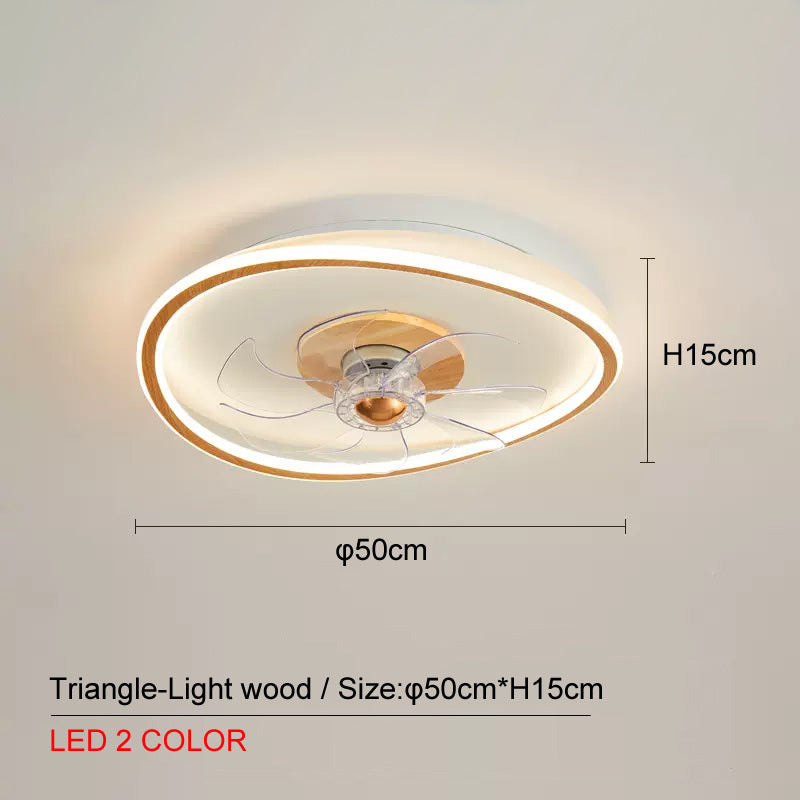 Ceiling Mounted Fan Pendant Lamp In Bedroom - Mubimart -  