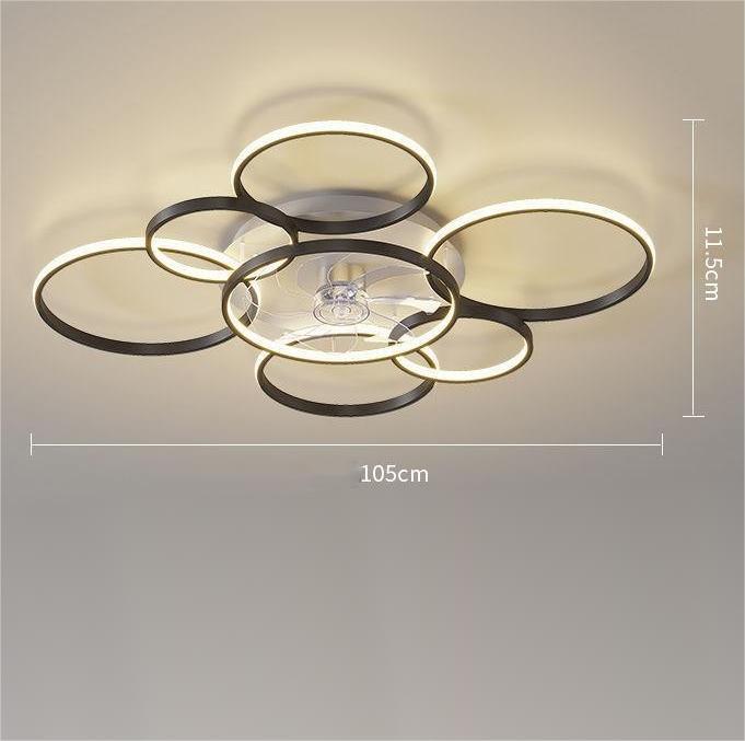 Ceiling Suction Living Room Bedroom Fan Light - Mubimart -  