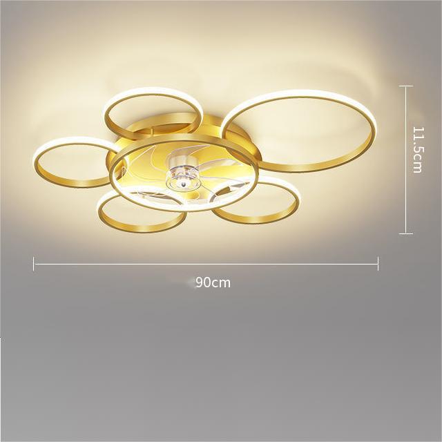 Ceiling Suction Living Room Bedroom Fan Light - Mubimart -  