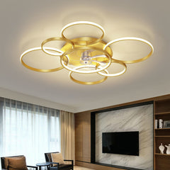 Ceiling Suction Living Room Bedroom Fan Light - Mubimart - Ceiling Fans 