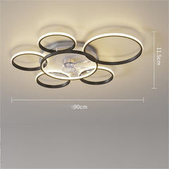 Ceiling Suction Living Room Bedroom Fan Light - Mubimart -  