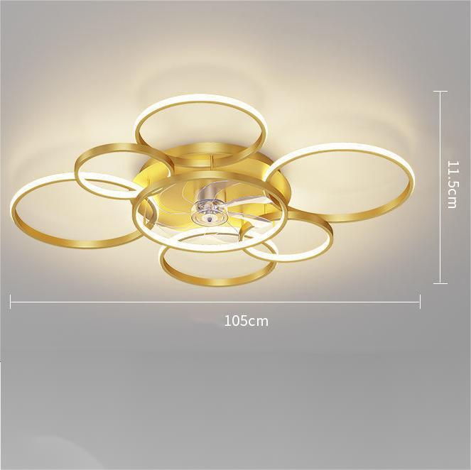 Ceiling Suction Living Room Bedroom Fan Light - Mubimart -  