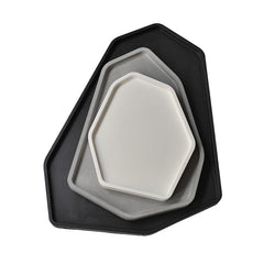 Cement tray Nordic tray - Mubimart - Trays 