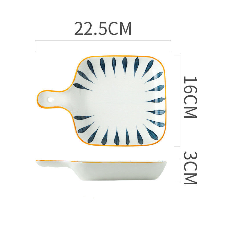 Ceramic Plate Creative Personality Plate Dish Plate - Mubimart -  