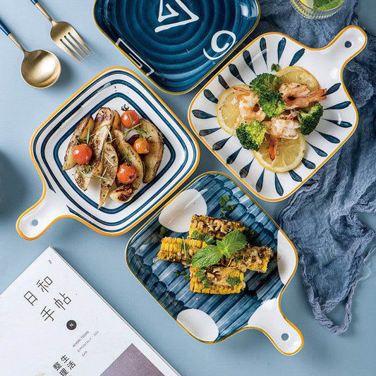 Ceramic Plate Creative Personality Plate Dish Plate - Mubimart