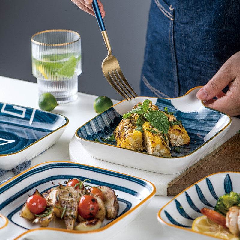 Ceramic Plate Creative Personality Plate Dish Plate - Mubimart