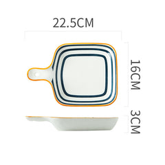 Ceramic Plate Creative Personality Plate Dish Plate - Mubimart -  