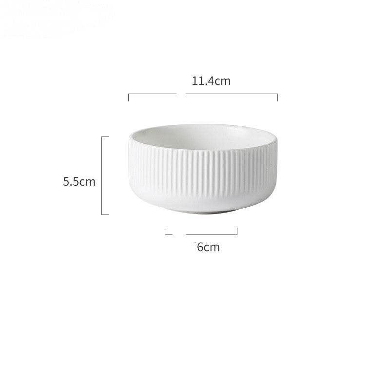 Ceramic Rice Bowl Noodle Bowl Soup Bowl - Mubimart