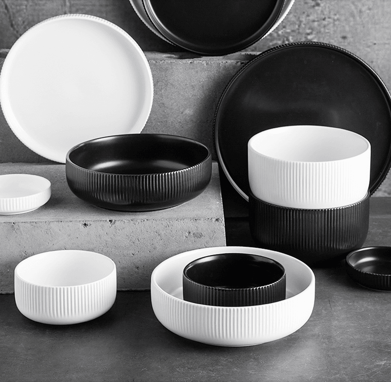Ceramic Rice Bowl Noodle Bowl Soup Bowl - Mubimart