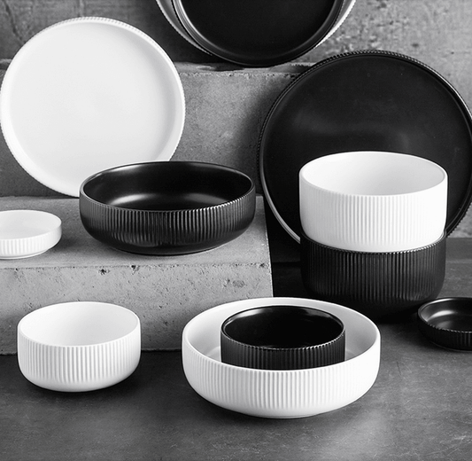 Ceramic Rice Bowl Noodle Bowl Soup Bowl - Mubimart