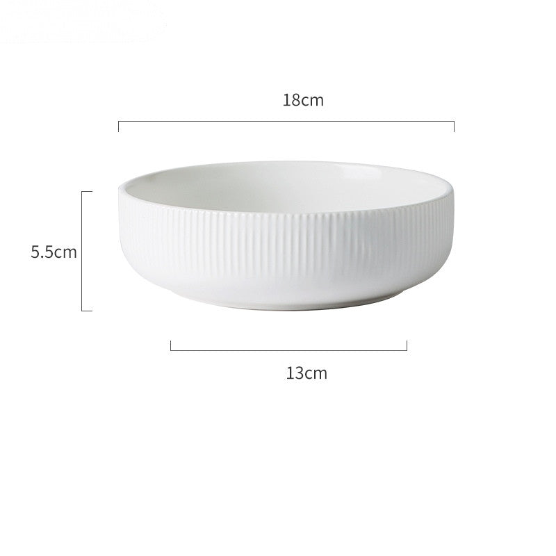 Ceramic Rice Bowl Noodle Bowl Soup Bowl - Mubimart -  