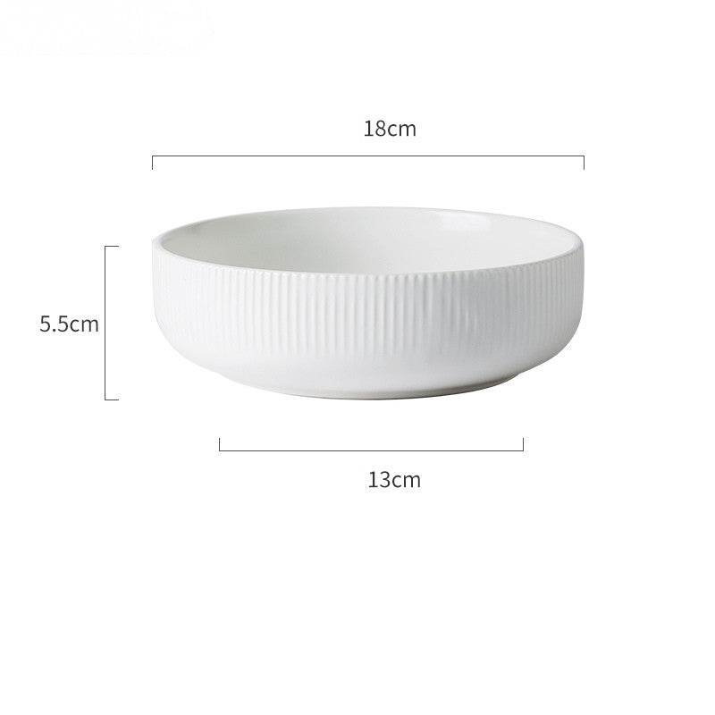 Ceramic Rice Bowl Noodle Bowl Soup Bowl - Mubimart