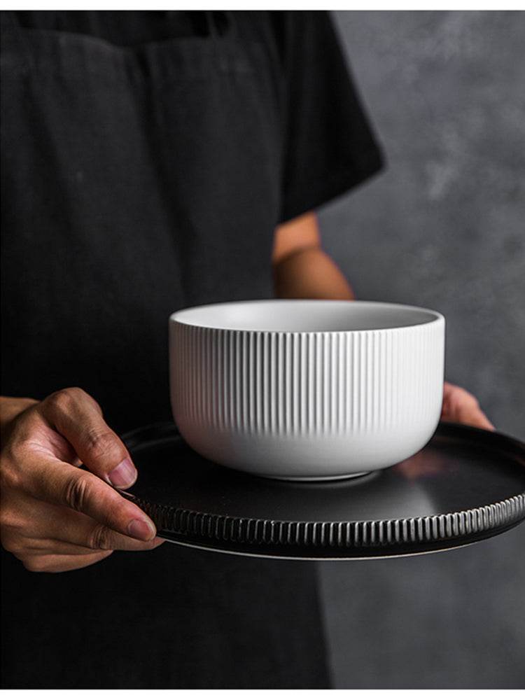 Ceramic Rice Bowl Noodle Bowl Soup Bowl - Mubimart