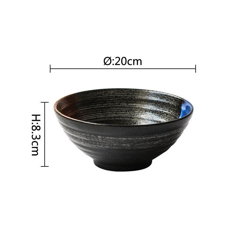 Ceramic Soup Bowl, Retro Tableware Bowl, Hat Bowl, Trumpet Bowl - Mubimart