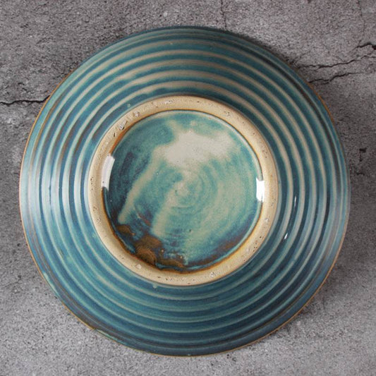 Ceramic Soup Bowl and Bamboo Hat Bowl - Mubimart