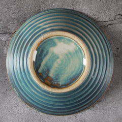 Ceramic Soup Bowl and Bamboo Hat Bowl - Mubimart -  