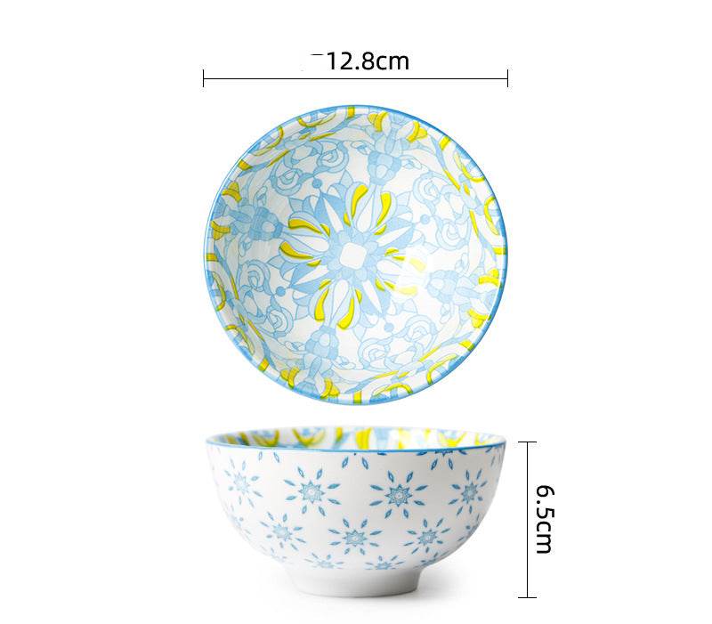Ceramic Tableware Household Soup Porridge Bowl - Mubimart