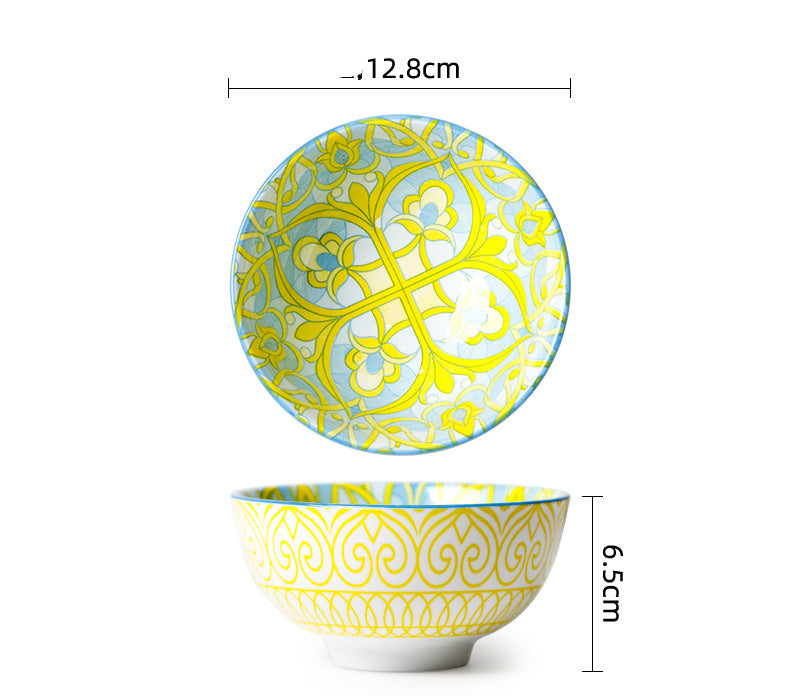 Ceramic Tableware Household Soup Porridge Bowl - Mubimart -  