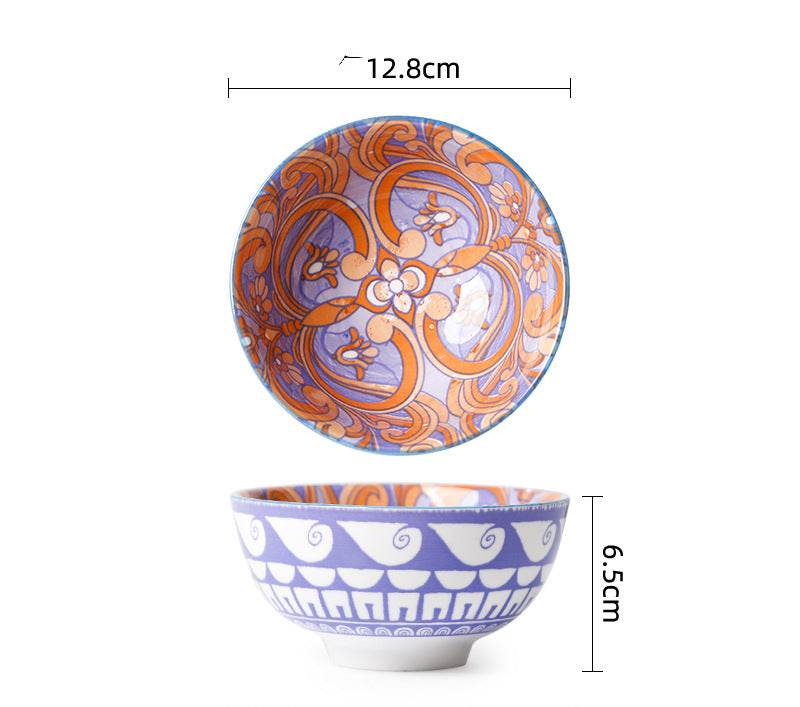 Ceramic Tableware Household Soup Porridge Bowl - Mubimart