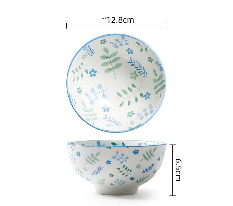 Ceramic Tableware Household Soup Porridge Bowl - Mubimart