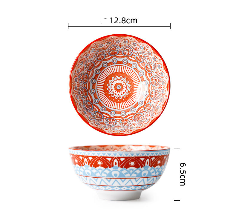 Ceramic Tableware Household Soup Porridge Bowl - Mubimart -  