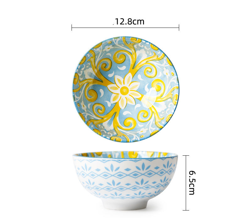 Ceramic Tableware Household Soup Porridge Bowl - Mubimart -  