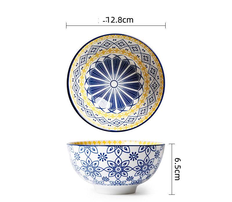 Ceramic Tableware Household Soup Porridge Bowl - Mubimart