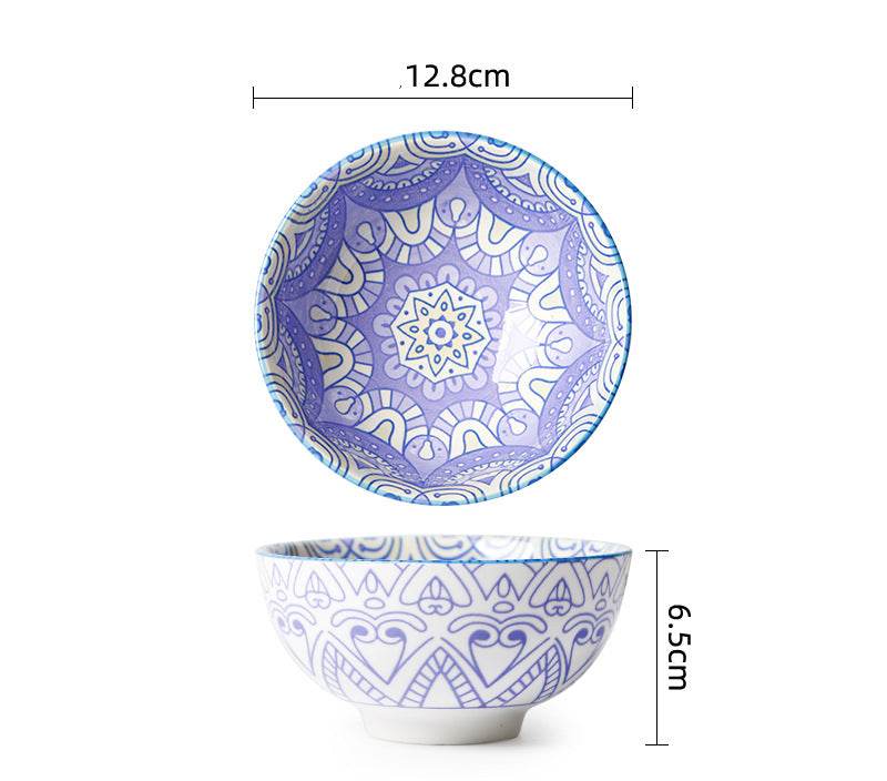 Ceramic Tableware Household Soup Porridge Bowl - Mubimart