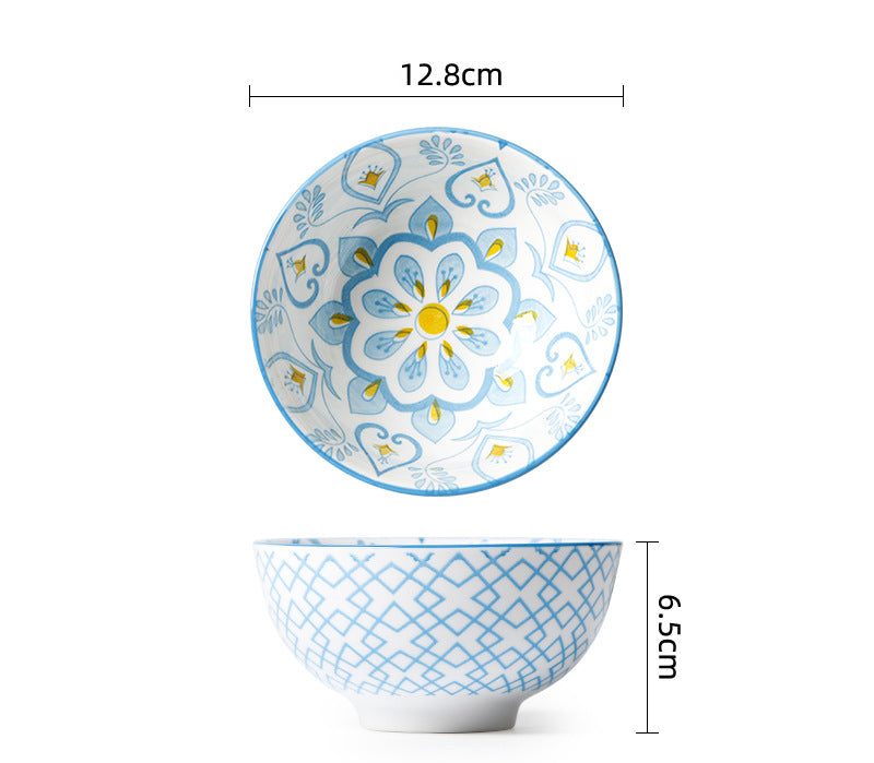 Ceramic Tableware Household Soup Porridge Bowl - Mubimart -  