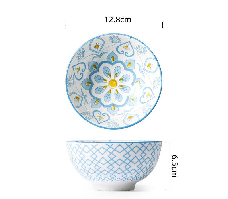 Ceramic Tableware Household Soup Porridge Bowl - Mubimart