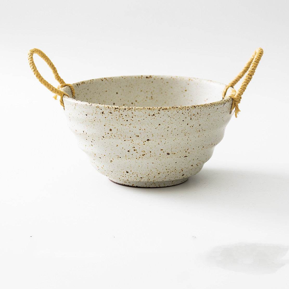 Ceramic Tableware Noodle Soup Dessert Bowl - Mubimart