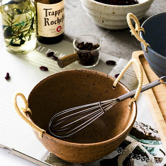 Ceramic Tableware Noodle Soup Dessert Bowl - Mubimart