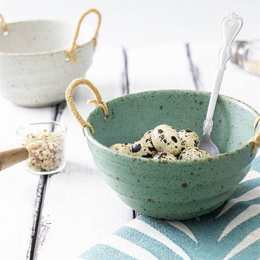 Ceramic Tableware Noodle Soup Dessert Bowl - Mubimart