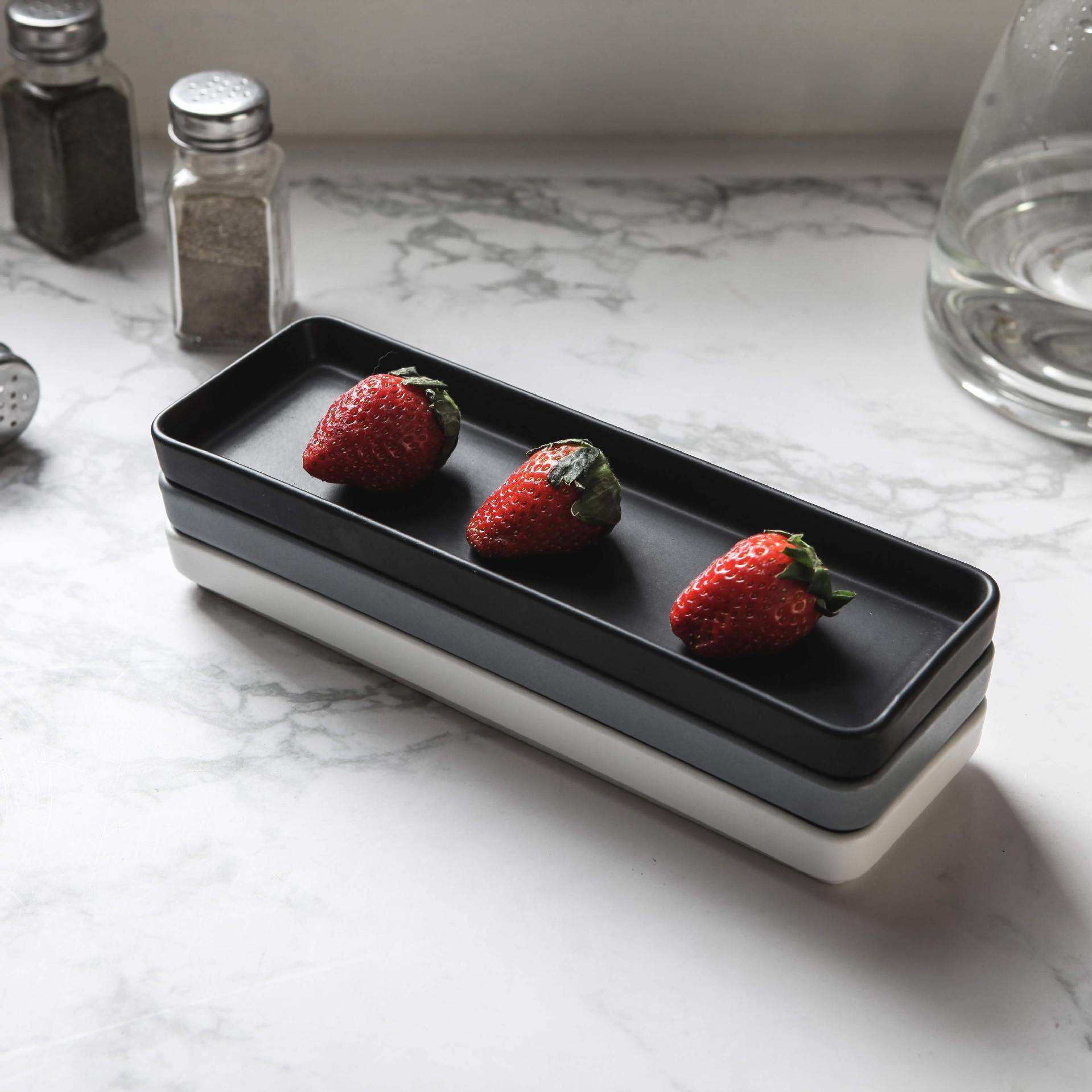 Ceramic plate sushi plate - Mubimart