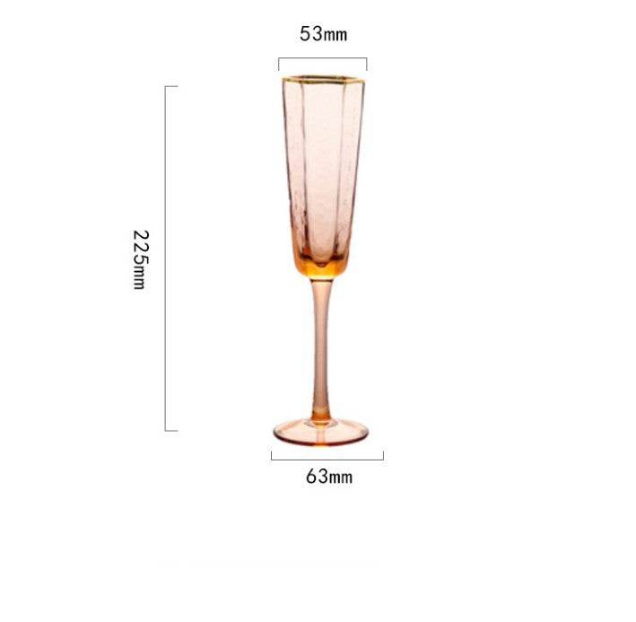 Champagne Glass High-end Water Wine Glass Juice Drink - Mubimart