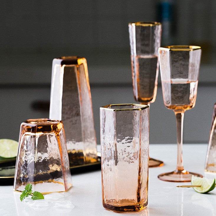 Champagne Glass High-end Water Wine Glass Juice Drink - Mubimart