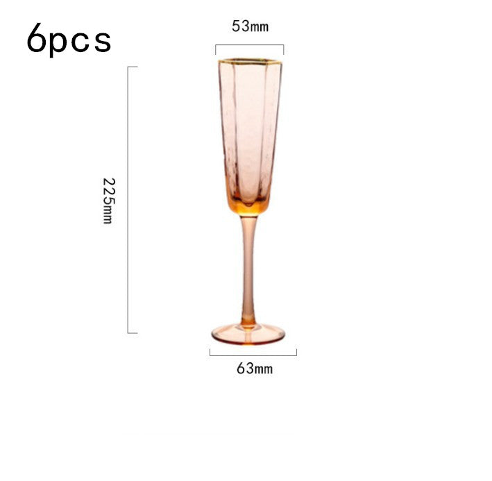 Champagne Glass High-end Water Wine Glass Juice Drink - Mubimart -  