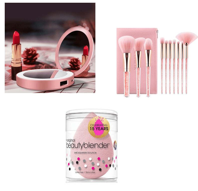 Charging treasure makeup mirror with light - Mubimart