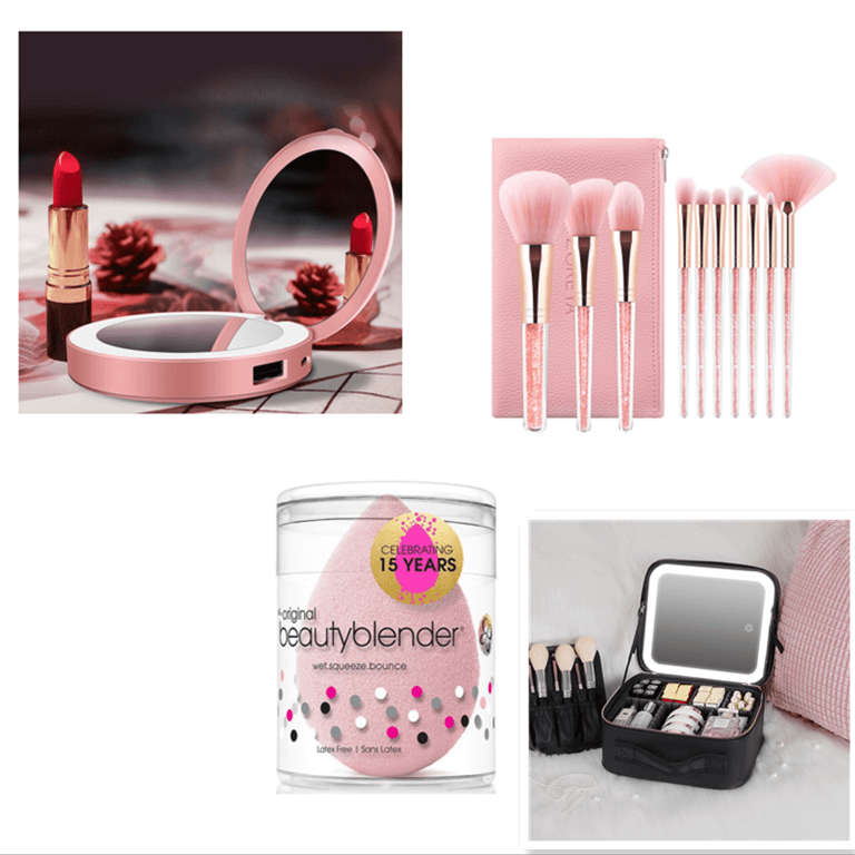 Charging treasure makeup mirror with light - Mubimart